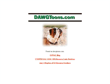 Tablet Screenshot of dawgtoons.com